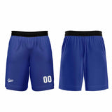 Custom Blue Basketball Jersey Uniform Suit Printed Your Logo Name Number