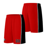 Custom Red Black Basketball Jersey for Men Women Adult Youth Stitched Name Number Logo