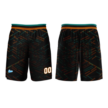Custom Black Orange Basketball Jersey Uniform Suit Printed Your Logo Name Number