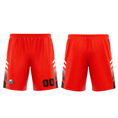 Custom Red Black Basketball Jersey Uniform Suit Printed Your Logo Name Number