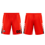 Custom Red Black Basketball Jersey Uniform Suit Printed Your Logo Name Number