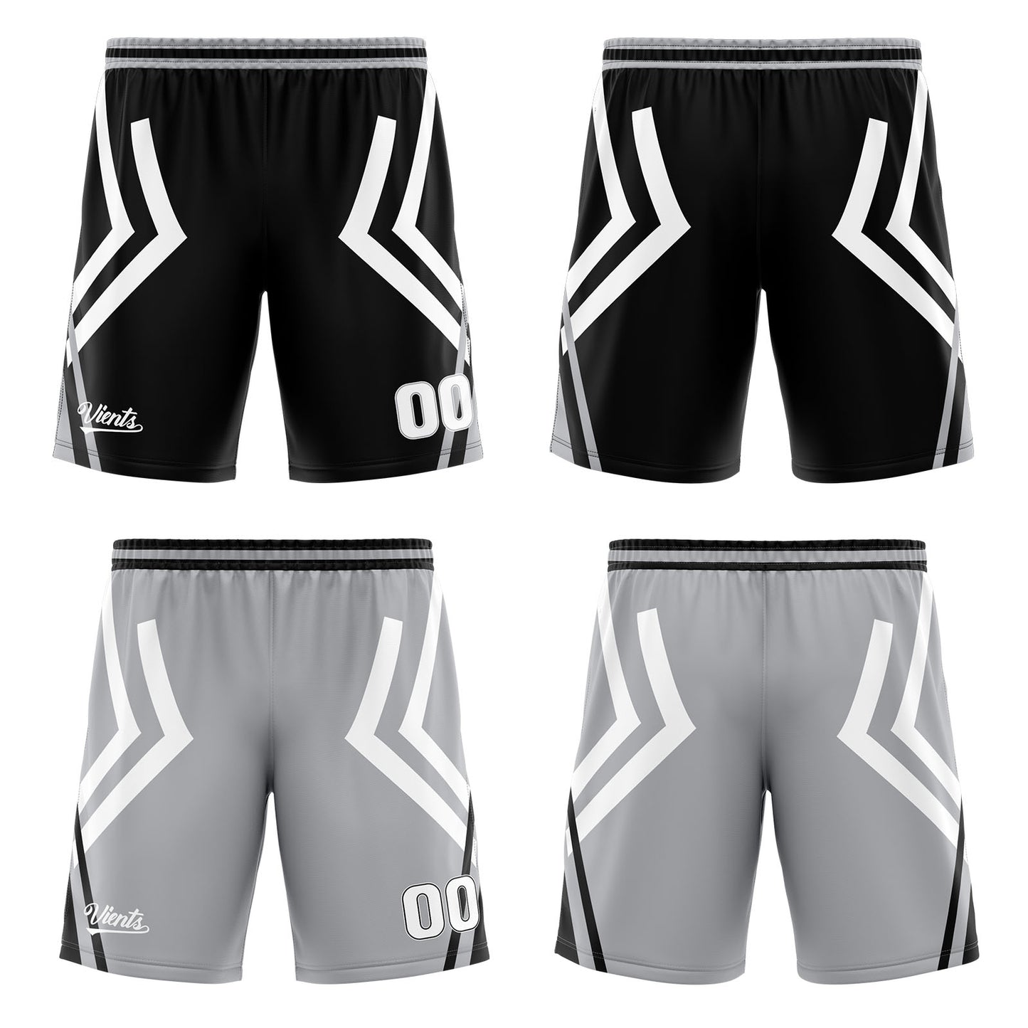 Custom Black Grey Reversible Basketball Suit for Adults and Kids Personalized Jersey