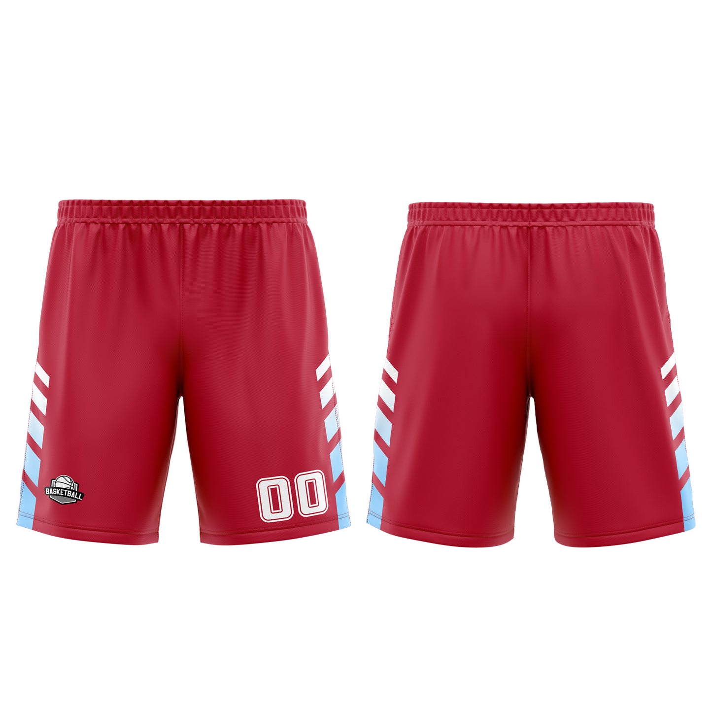 Custom Red Blue Basketball Jersey Uniform Suit Printed Your Logo Name Number