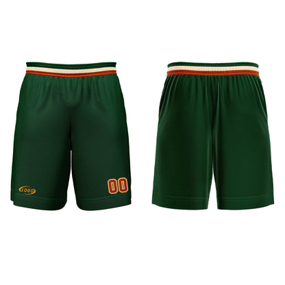 Custom Green Light Brown Red Yellow Basketball Jersey Uniform Suit Printed Your Logo Name Number