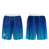 Custom Blue Uniform Jersey Kids Adults Personalized Set Jersey Shirt