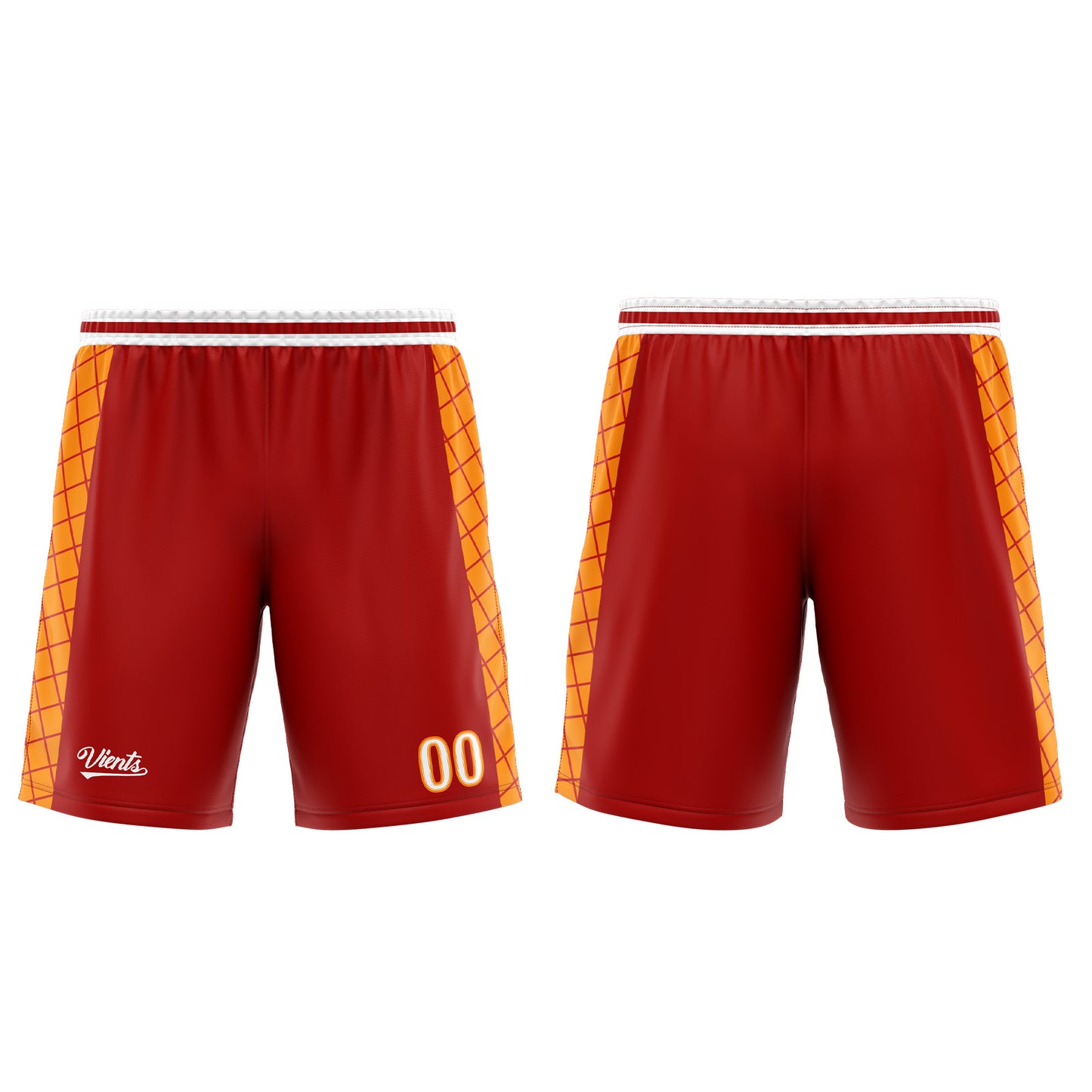 Custom Red Orange Basketball Jersey Uniform Suit Printed Your Logo Name Number