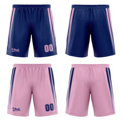 Custom Dull Blue Pink Reversible Basketball Suit for Adults and Kids Personalized Jersey