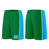 Custom Kelly Green Llight Blue Basketball Jersey for Men Women Adult Youth Stitched Name Number Logo