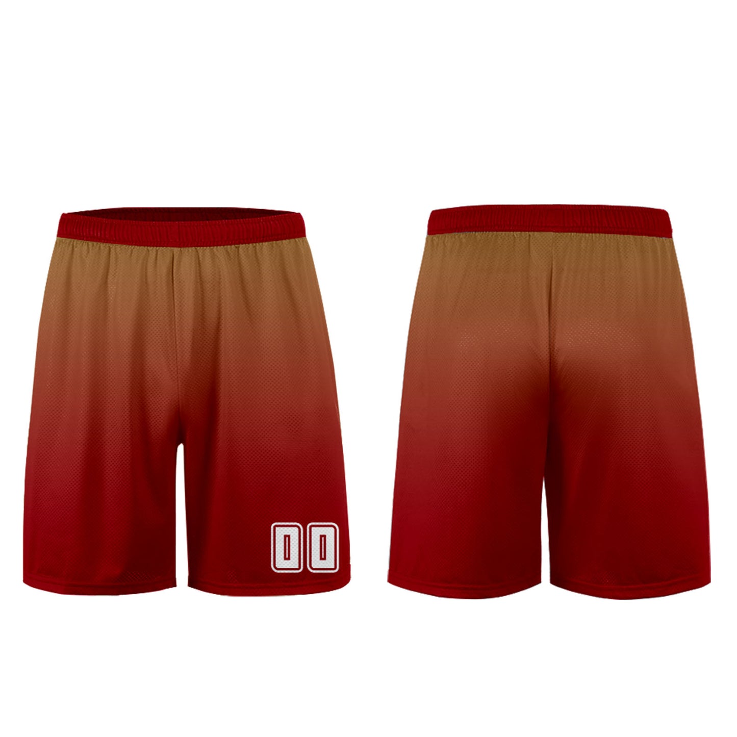 Custom Brown Red Uniform Jersey Kids Adults Personalized Set Jersey Shirt
