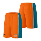 Custom Orange Teal Basketball Jersey for Men Women Adult Youth Stitched Name Number Logo
