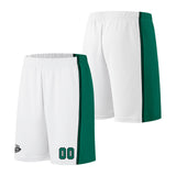 Custom White Green Basketball Jersey for Men Women Adult Youth Stitched Name Number Logo