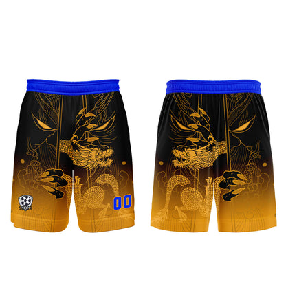 Custom Yellow Blue Uniform Jersey Kids Adults Personalized Set Jersey Shirt