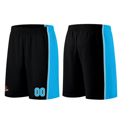 Custom Black-Light Blue Basketball Jersey for Men Women Adult Youth Stitched Name Number Logo