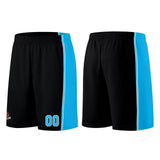 Custom Black-Light Blue Basketball Jersey for Men Women Adult Youth Stitched Name Number Logo