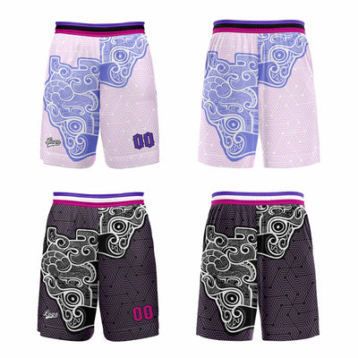 Custom Purple Reversible Basketball Suit for Adults and Kids Personalized Jersey