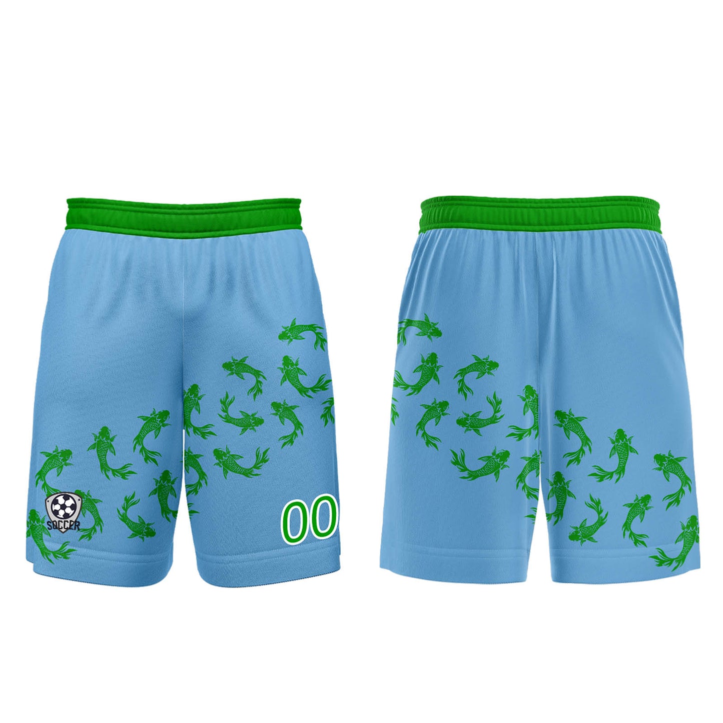 Custom Sky Blue Soccer Uniform Jersey Kids Adults Personalized Set Jersey Shirt