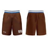 Custom Brown White Gray Blue Basketball Jersey Uniform Suit Printed Your Logo Name Number