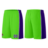 Custom Neon Green-Purple Basketball Jersey for Men Women Adult Youth Stitched Name Number Logo