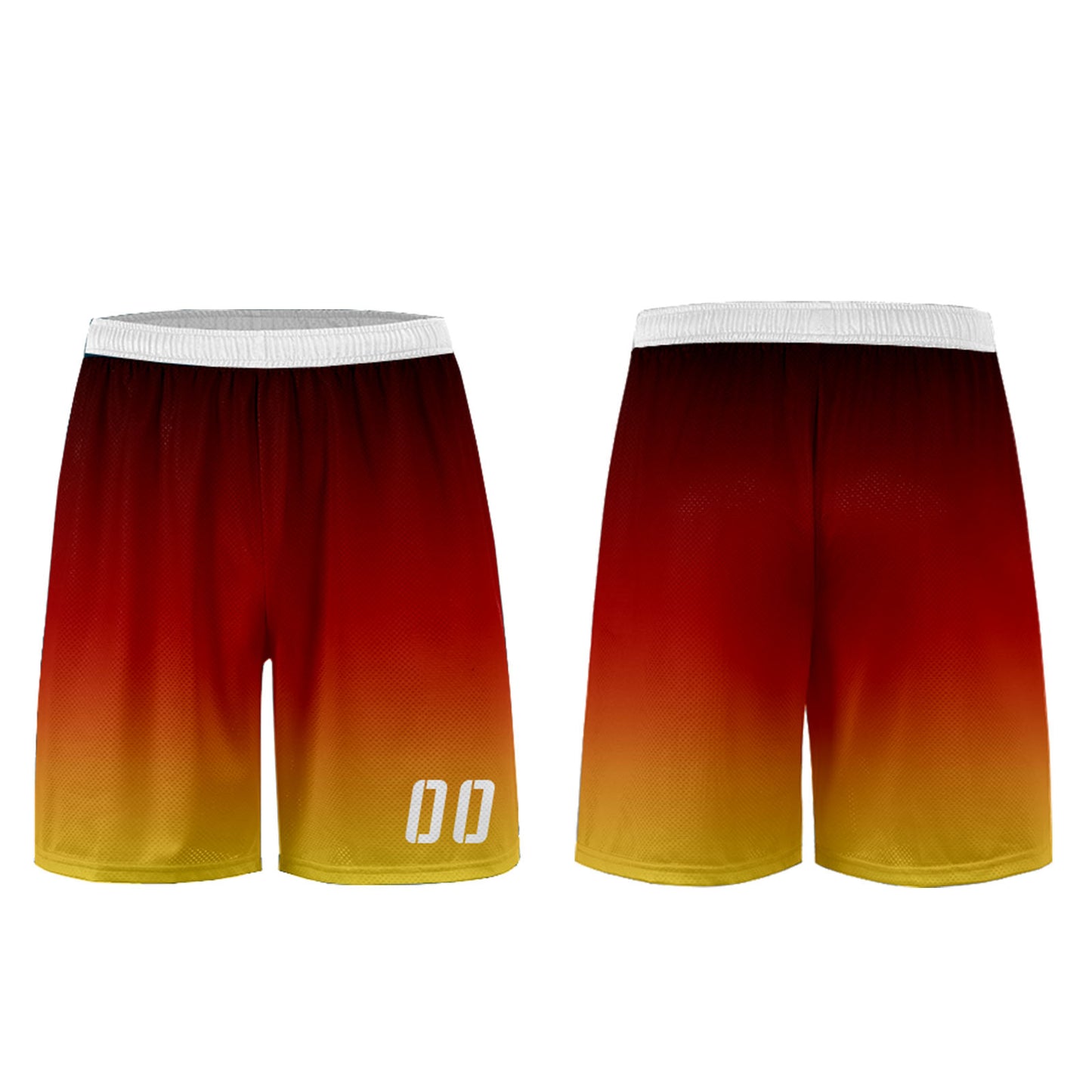 Custom Red Orange Yellow Uniform Jersey Kids Adults Personalized Set Jersey Shirt