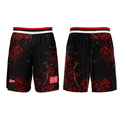 Custom Red Basketball Jersey Uniform Suit Printed Your Logo Name Number