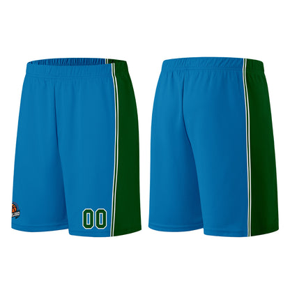 Custom Blue-Green Basketball Jersey for Men Women Adult Youth Stitched Name Number Logo