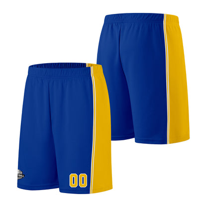 Custom Royal Yellow Basketball Jersey for Men Women Adult Youth Stitched Name Number Logo