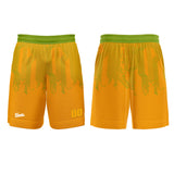 Custom Orange Green Basketball Soccer Football Shooting Long T-Shirt for Adults and Kids