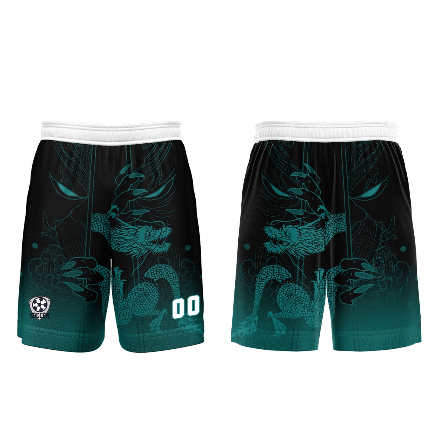 Custom White Dark Green Uniform Jersey Kids Adults Personalized Set Jersey Shirt