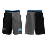 Custom Black Gray Basketball Jersey Uniform Suit Printed Your Logo Name Number