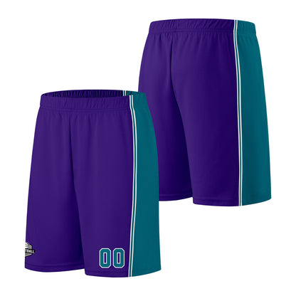 Custom Purple Teal Basketball Jersey for Men Women Adult Youth Stitched Name Number Logo