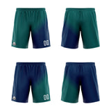 Custom Green Blue Reversible Basketball Suit for Adults and Kids Personalized Jersey