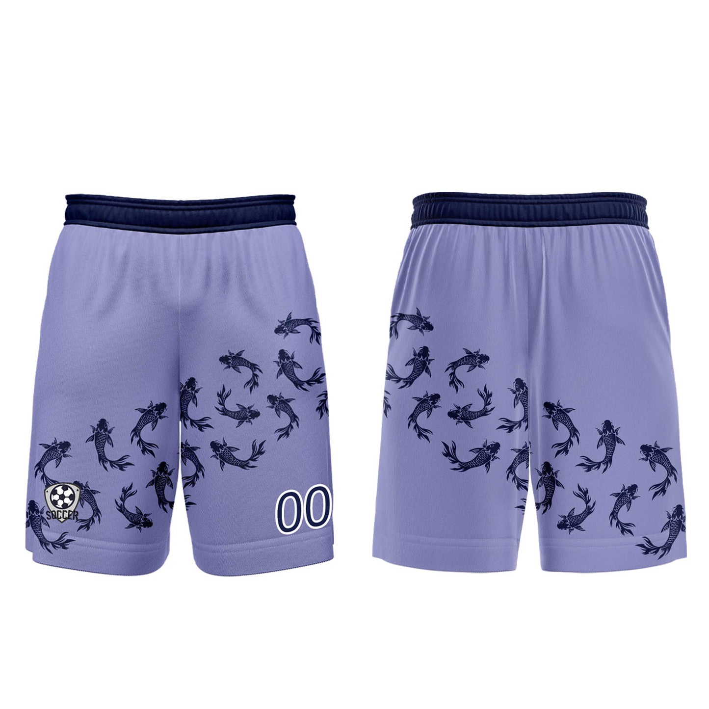Custom Light Purple Soccer Uniform Jersey Kids Adults Personalized Set Jersey Shirt