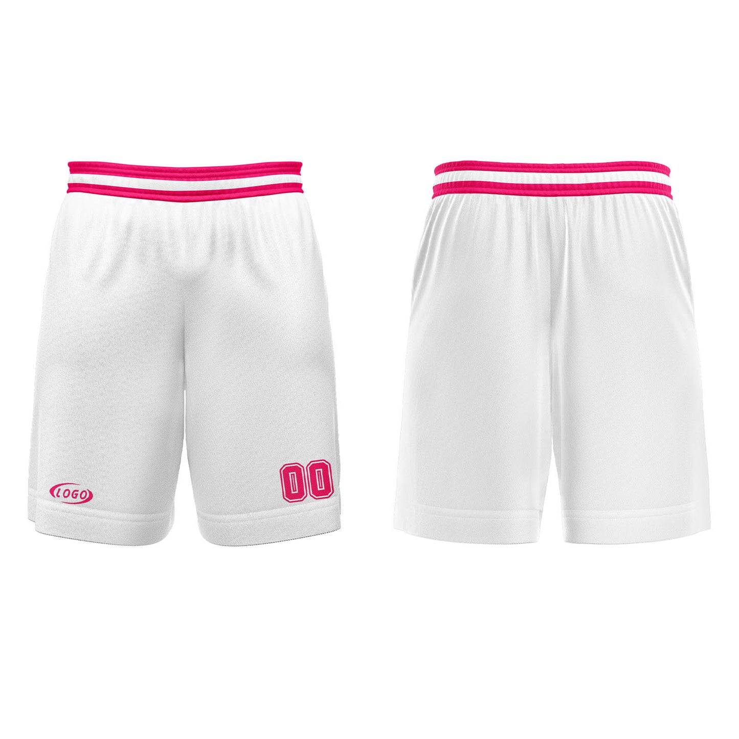 Custom White Rose Red Basketball Jersey Uniform Suit Printed Your Logo Name Number