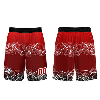 Custom Red Soccer Uniform Jersey Kids Adults Personalized Set Jersey Shirt