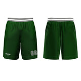 Custom Grass Green Gray White Basketball Jersey Uniform Suit Printed Your Logo Name Number