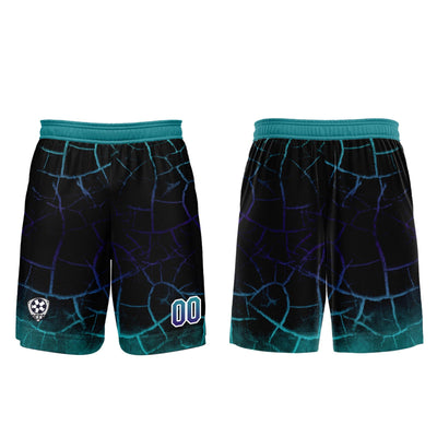 Custom Black Cyan Soccer Uniform Jersey Kids Adults Personalized Set Jersey Shirt