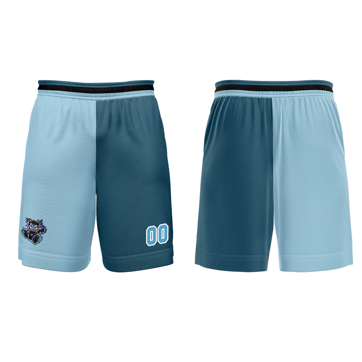 Custom Gray Blue Basketball Jersey Uniform Suit Printed Your Logo Name Number