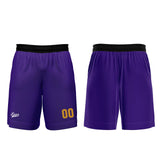 Custom Purple Basketball Jersey Uniform Suit Printed Your Logo Name Number