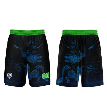 Custom Blue Green Uniform Jersey Kids Adults Personalized Set Jersey Shirt