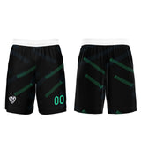 Custom Black Grass Green Soccer Uniform Jersey Kids Adults Personalized Set Jersey Shirt