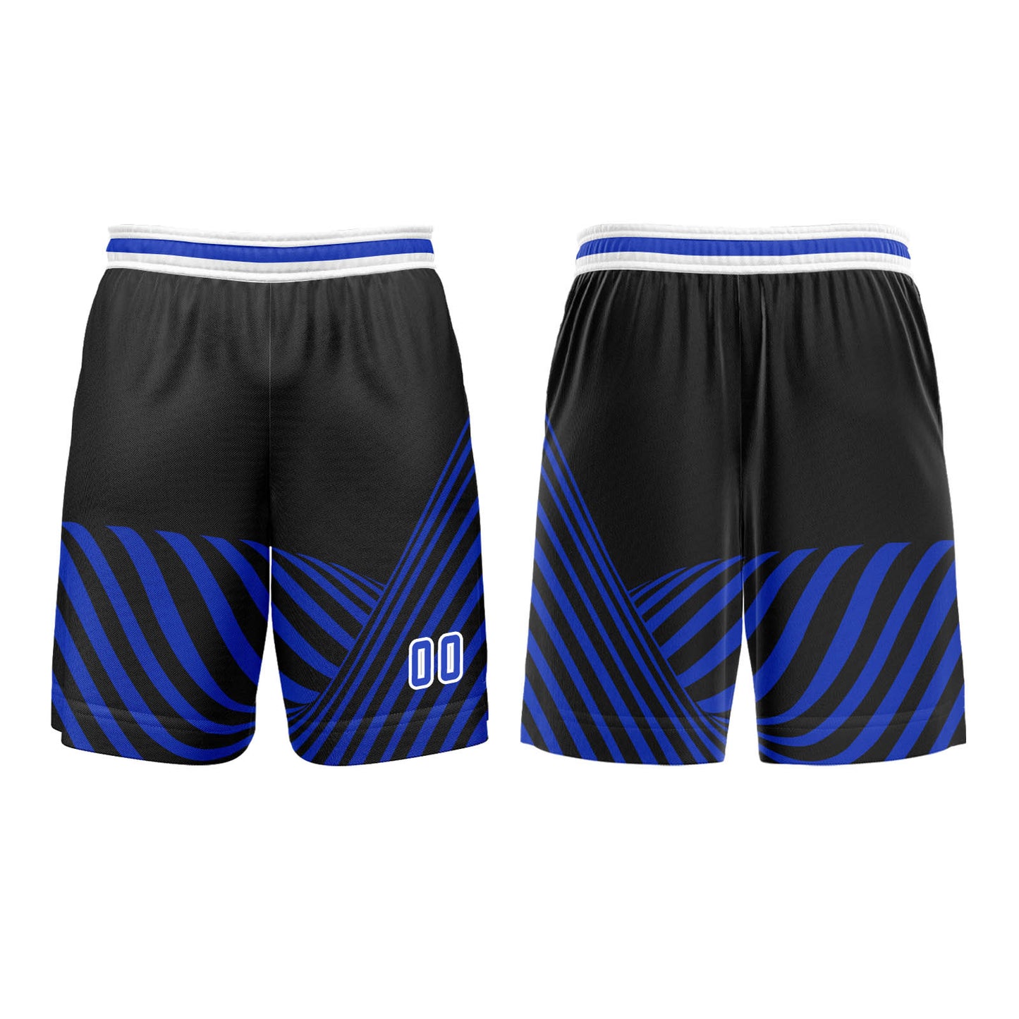 Custom Blue Basketball Jersey Uniform Suit Printed Your Logo Name Number