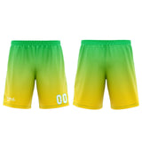 Custom Yellow Green Basketball Jersey Uniform Suit Printed Your Logo Name Number