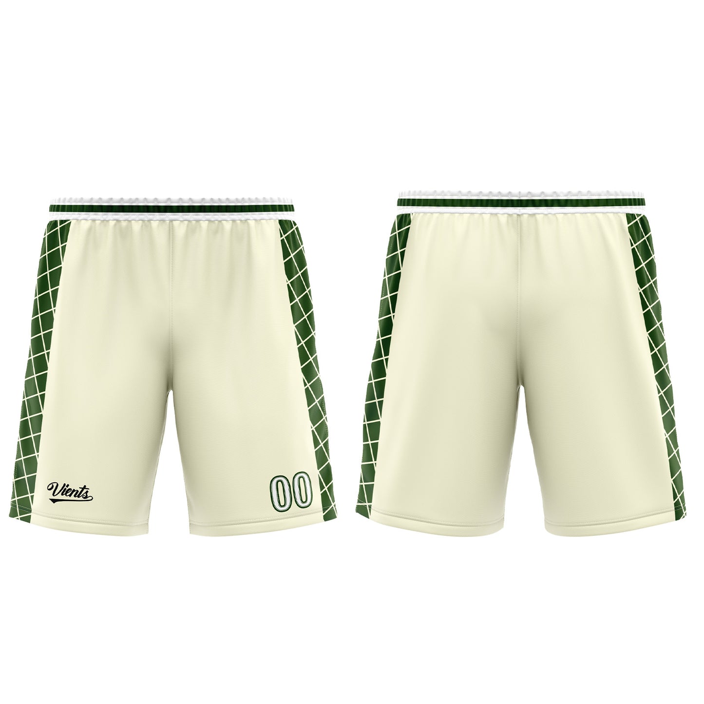 Custom Cream Green Basketball Jersey Uniform Suit Printed Your Logo Name Number