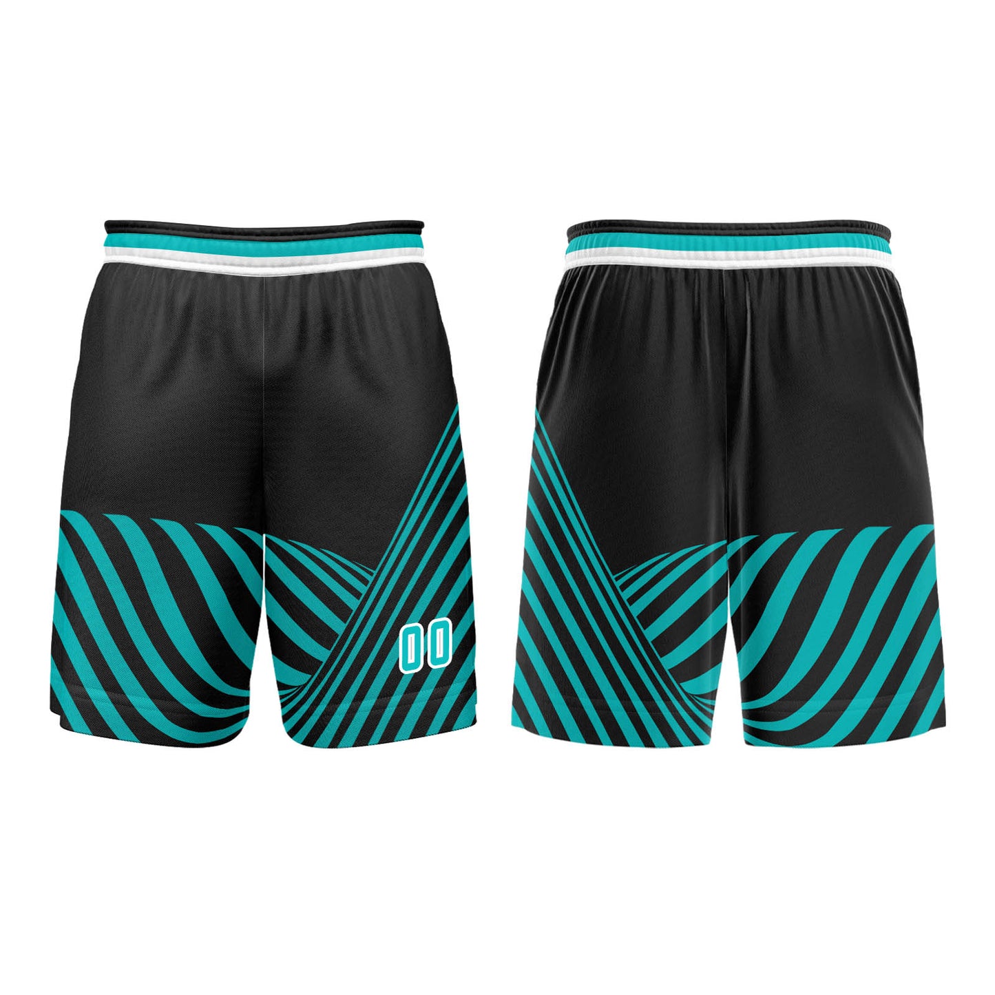 Custom Water Blue Basketball Jersey Uniform Suit Printed Your Logo Name Number
