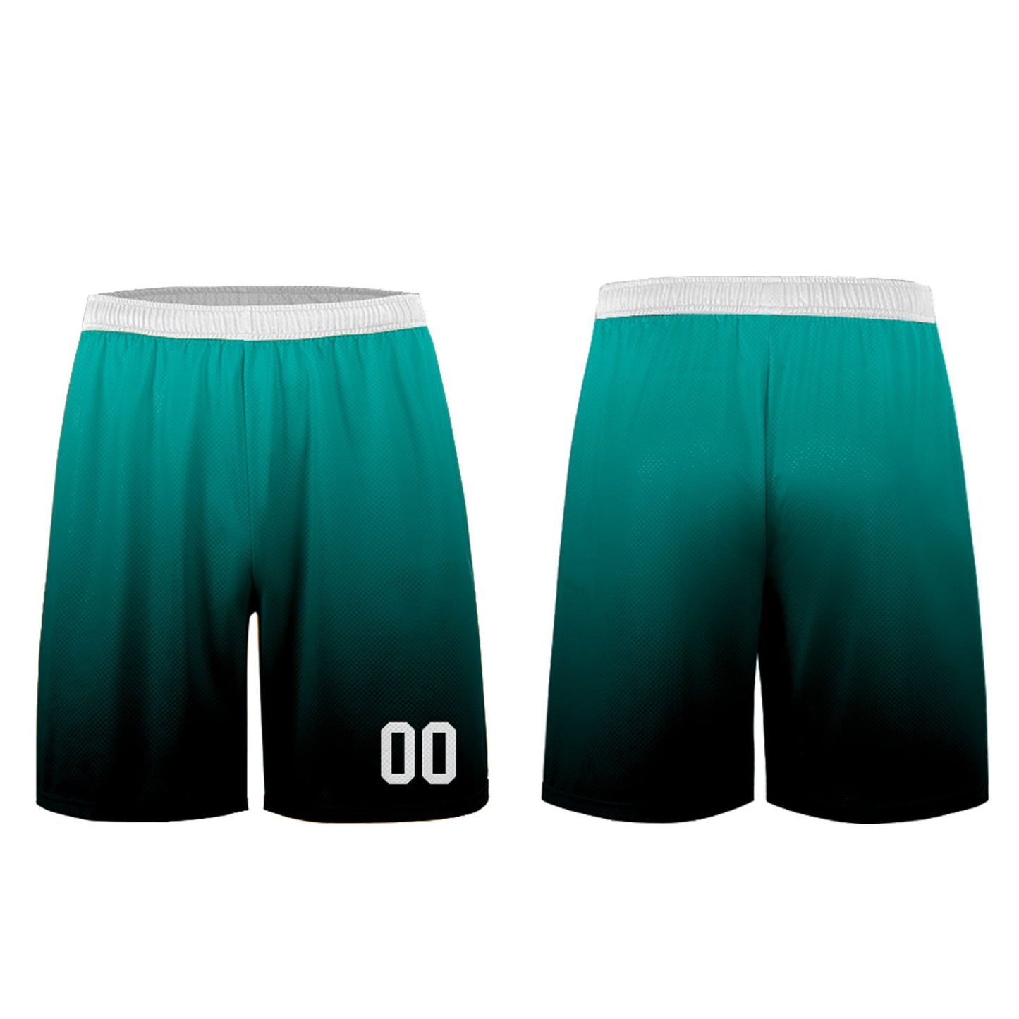 Custom Mint Blue Black Uniform Jersey Kids Adults Personalized Set Jersey Shirt