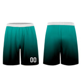 Custom Mint Blue Black Uniform Jersey Kids Adults Personalized Set Jersey Shirt