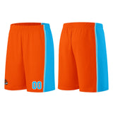 Custom Orange-Light Blue Basketball Jersey for Men Women Adult Youth Stitched Name Number Logo