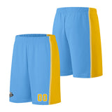 Custom Light Blue Yellow Basketball Jersey for Men Women Adult Youth Stitched Name Number Logo