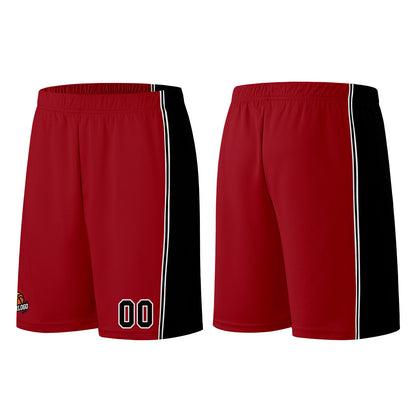 Custom Burgundy Black Basketball Jersey for Men Women Adult Youth Stitched Name Number Logo