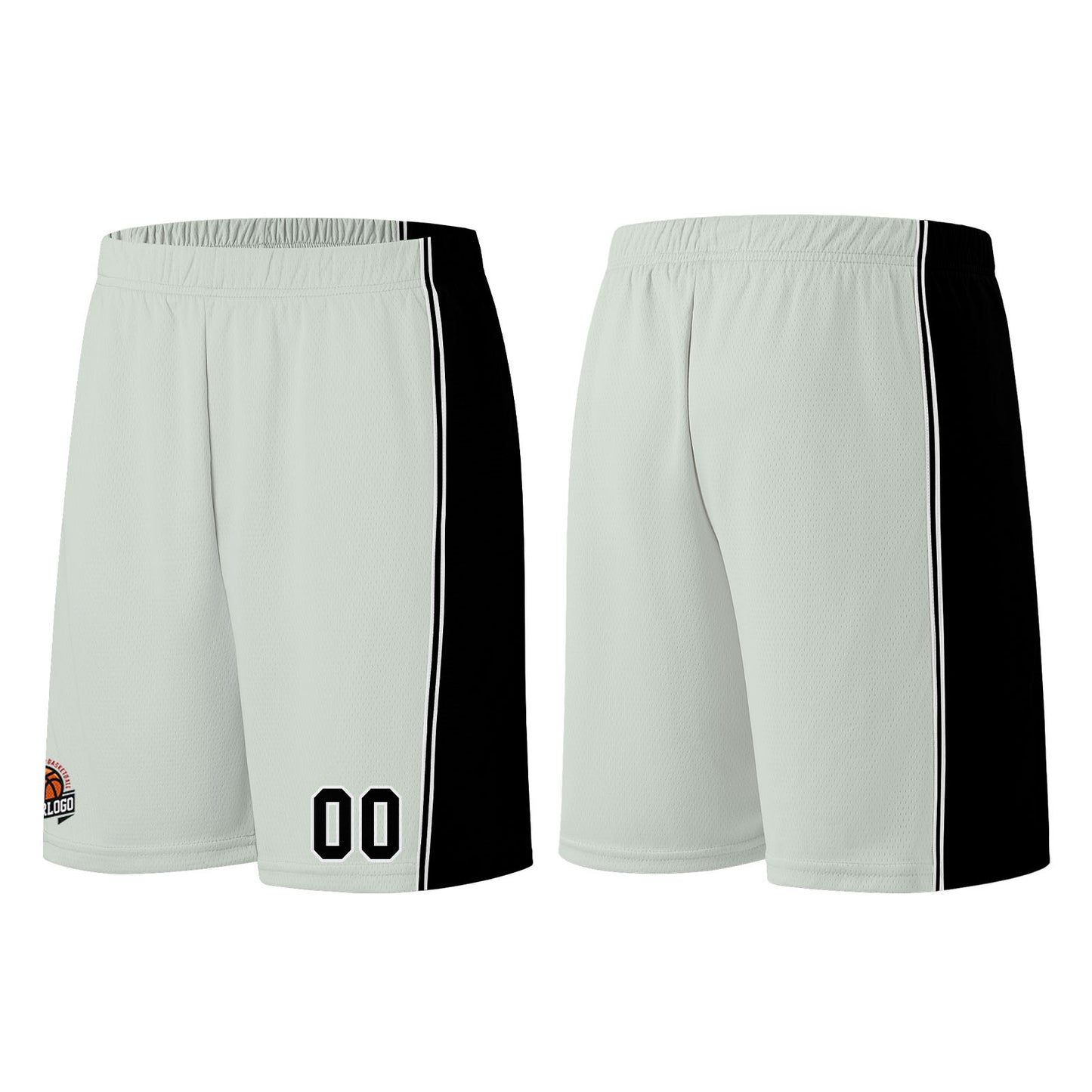 Custom Gray-Black Basketball Jersey for Men Women Adult Youth Stitched Name Number Logo